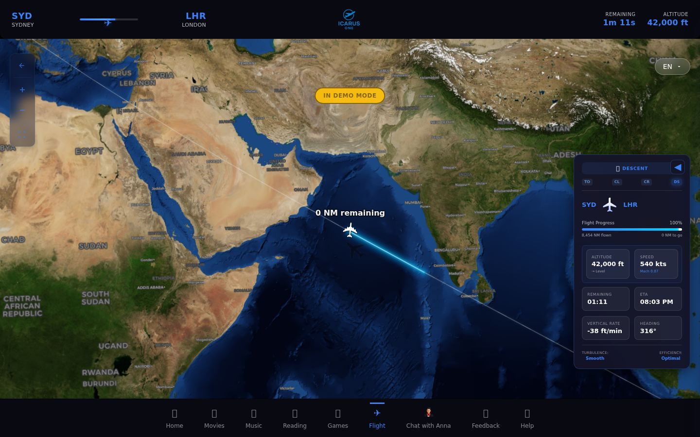 Detailed Flight Path