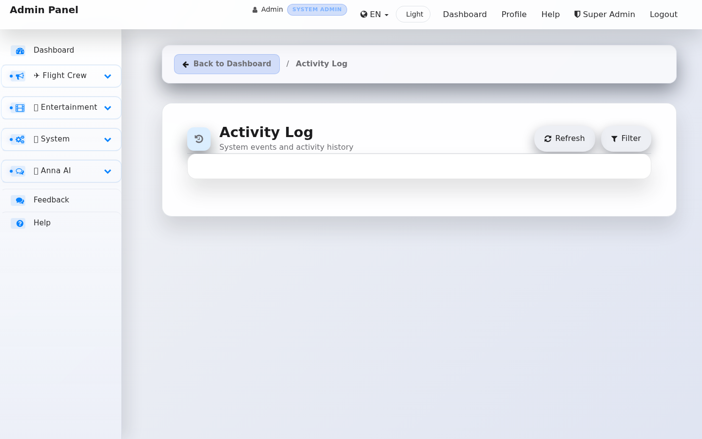 Activity Logging