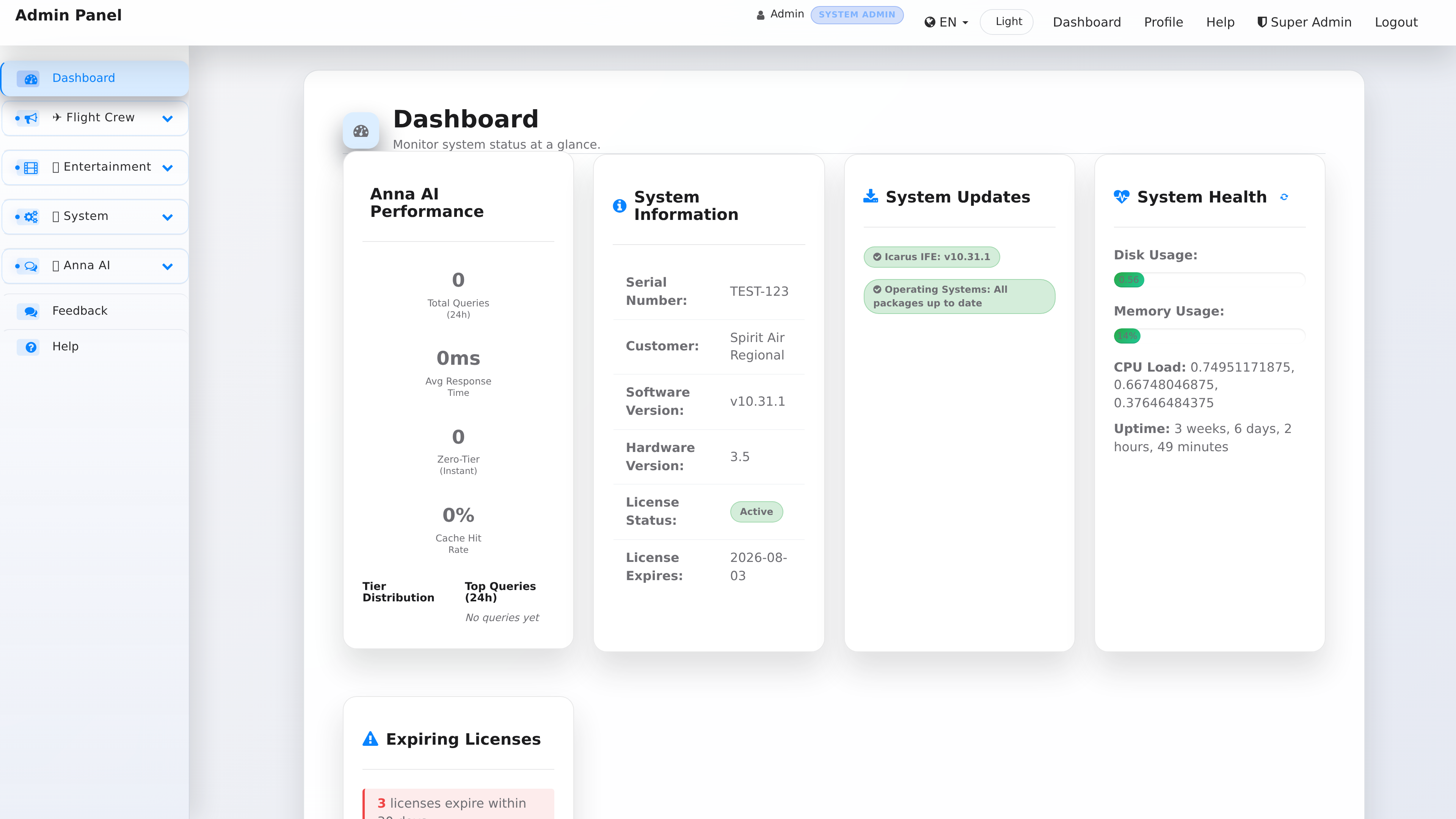 Admin Controls