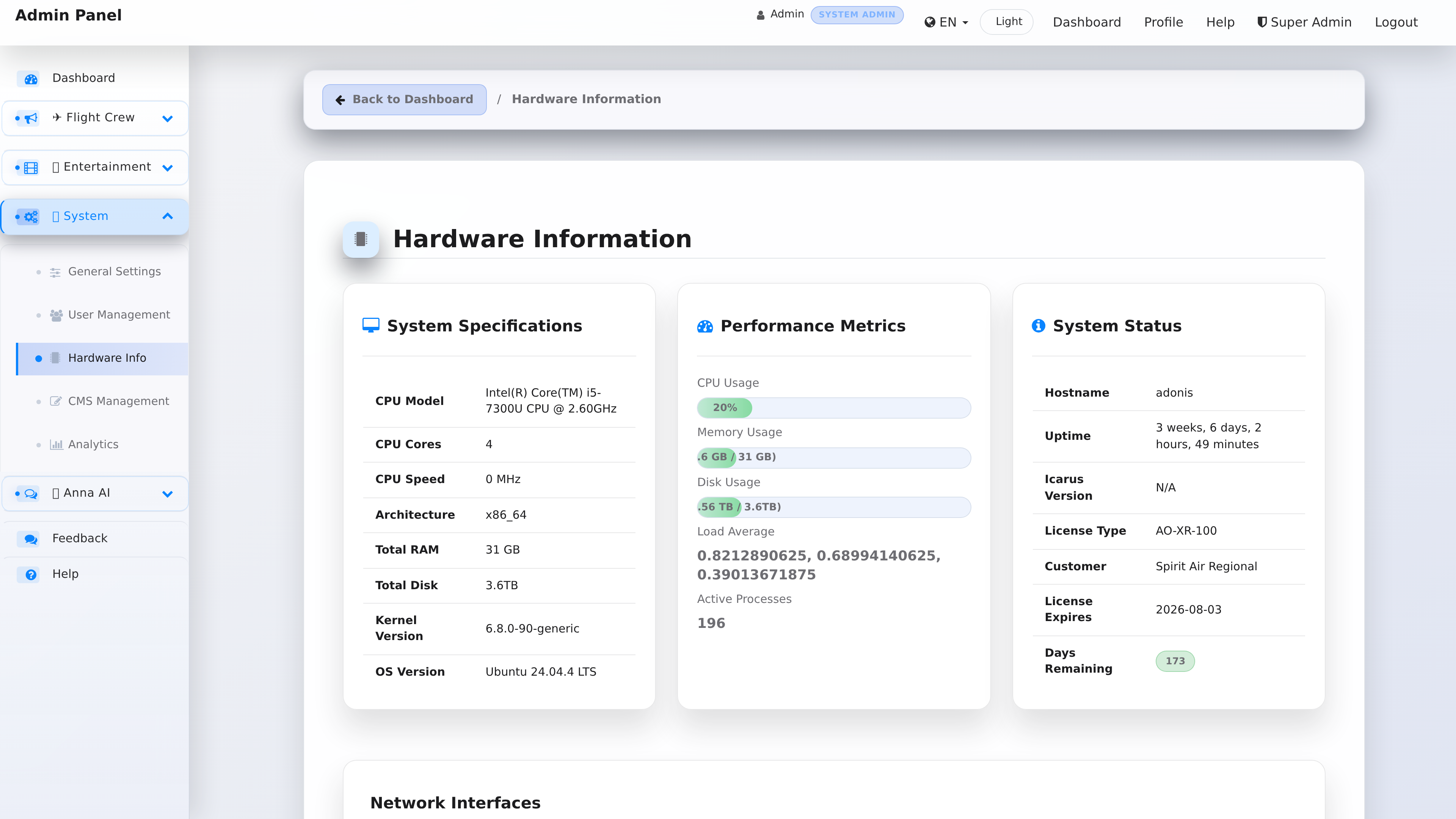 Hardware Monitoring